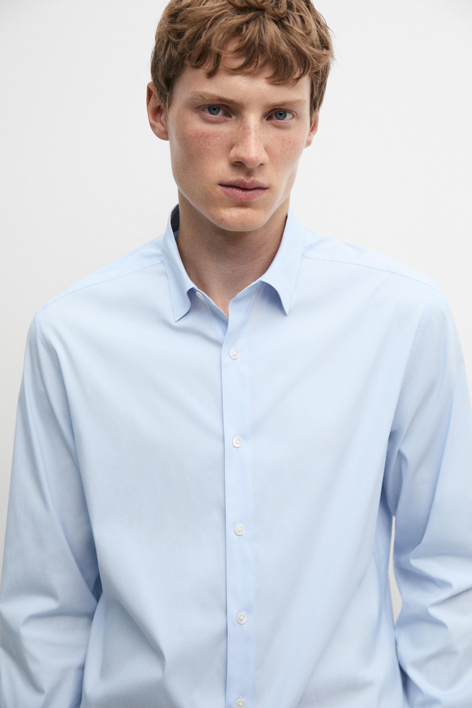 Slim fit stretch shirt